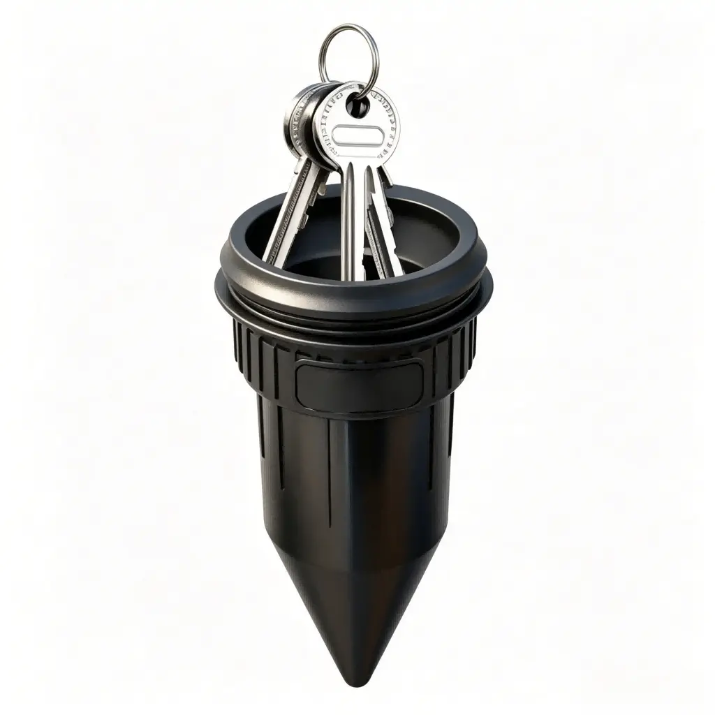 No-Drill Renter-Friendly Hidden Key Hook Holder - Waterproof Wall Diversion Box with Concealed Secret Compartment, Easy-Install Home Supplies for Entryway Security Storage, Water Proof