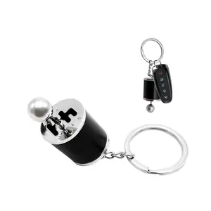 Six Speed Manual Transmission Shift Gearbox Fidget Toy Automotive Part Car Keychain Key Ring