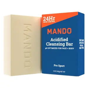 Pro Sport Acidified Cleansing Bar, 24-Hour Odor Control, Removes Odor Better than Soap, Moisturizing Formula, SLS Free, Paraben Free, Safe for Sensitive Skin
