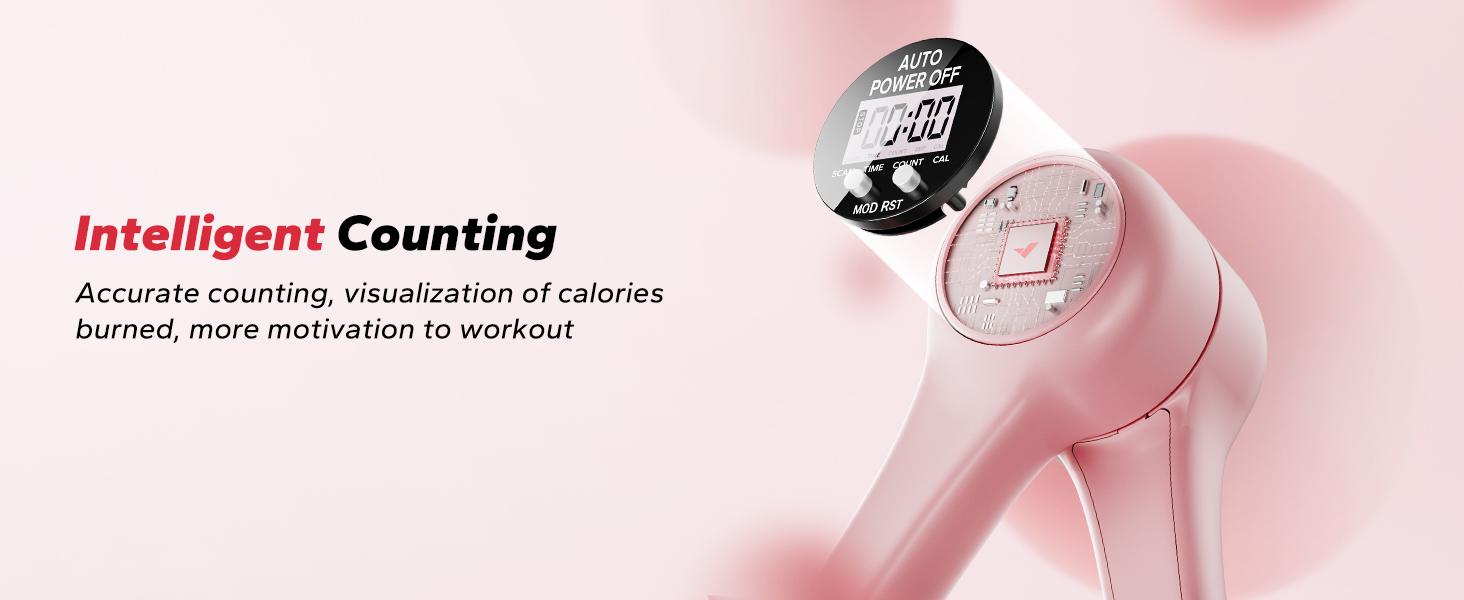 Thigh Trainer, Pelvic Floor Exercise Devices with Display Counter, Inner Thigh Exerciser for Women, Home Fitness Equipment for Hip/Leg/Butt