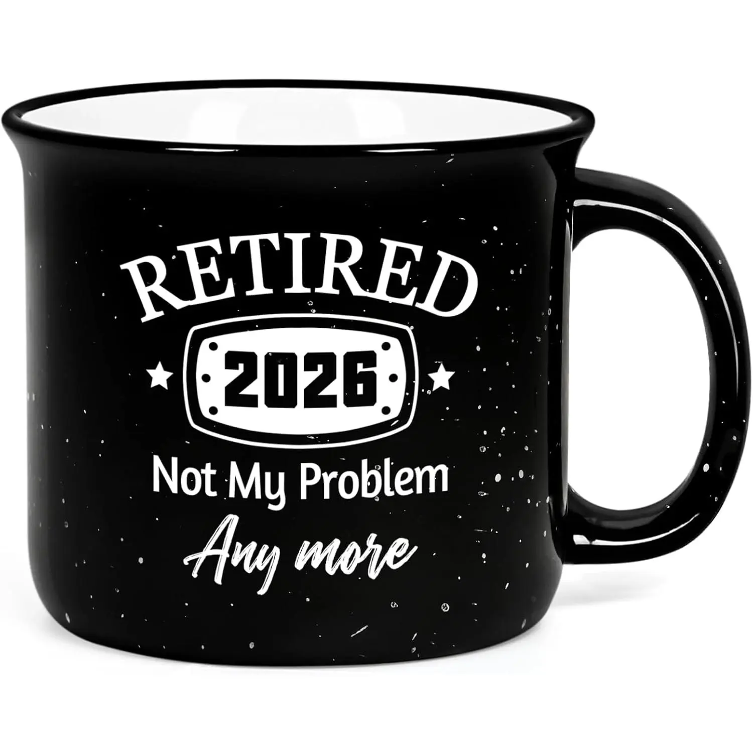 for Woman Men,  Gifts for Men Women, Coworker, , Teacher, Retired 2026 Not My Problem Anymore Retired Mug, 15 Oz