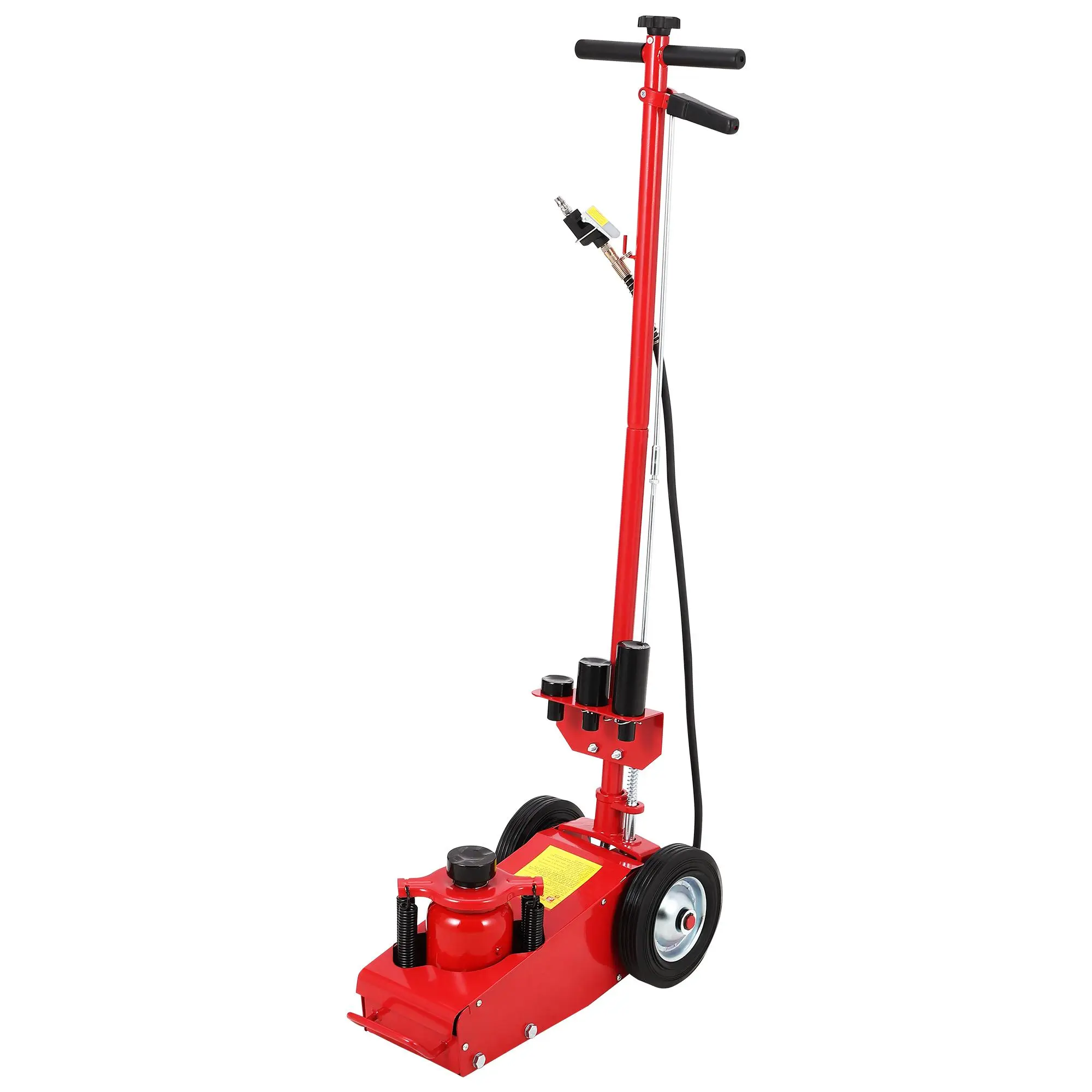 Gaomon 22 Ton Air Hydraulic Floor Jack, Heavy Duty Truck Jack with 4 Extensions, Low Profile 9" Saddle, 22T Capacity, Professional Garage Lift for Diesel Tractor RV, Steel Construction