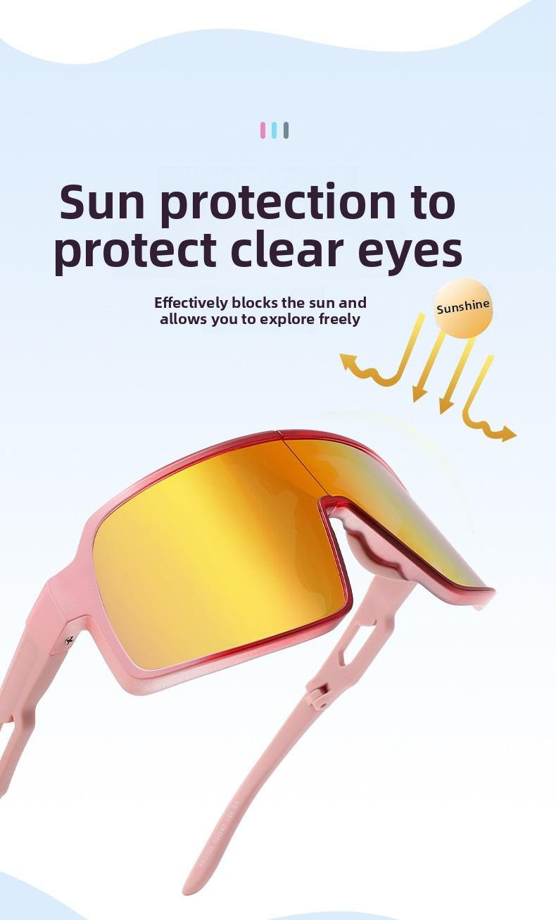 Pocket Magic Shades: Kids Foldable Sport Sunglasses - Unbreakable TR90, Anti-Fog UV400 Shield - Boys & Girls, with Compact Case