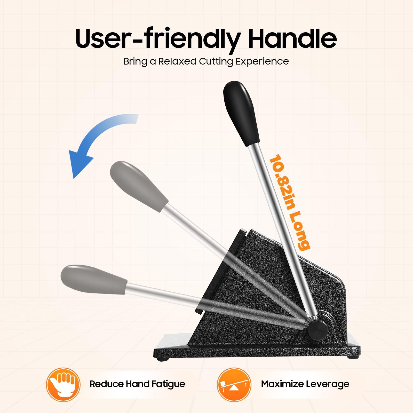 Manual Circle Punch Die Cutter 58mm for Paper Cardboard Thin Leather Badge Making