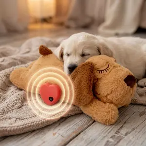 Dog Anxiety Companion Heartbeat Plush Toy, Sleep Simulation, Calming Toy for Aggressive Chewers, Durable Pet Chew & Interactive Toy, Dog & Cat Accessories #GLOBAL PICKS