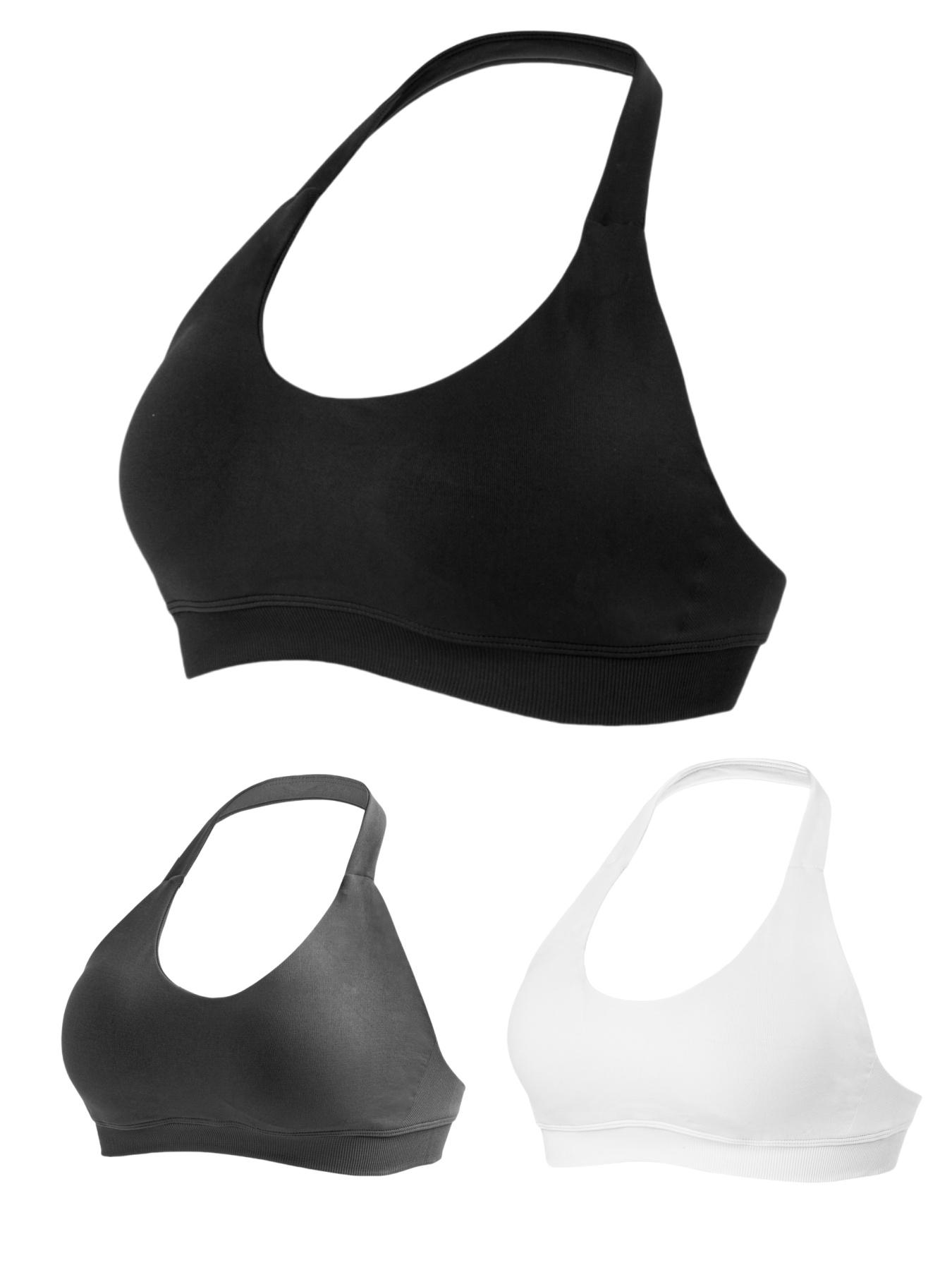 3-Pack Women's Backless Set, High Elasticity Wireless Bras, Yoga Sports Bra, Comfortable & Breathable Design, Perfect for Gym & Daily Wear