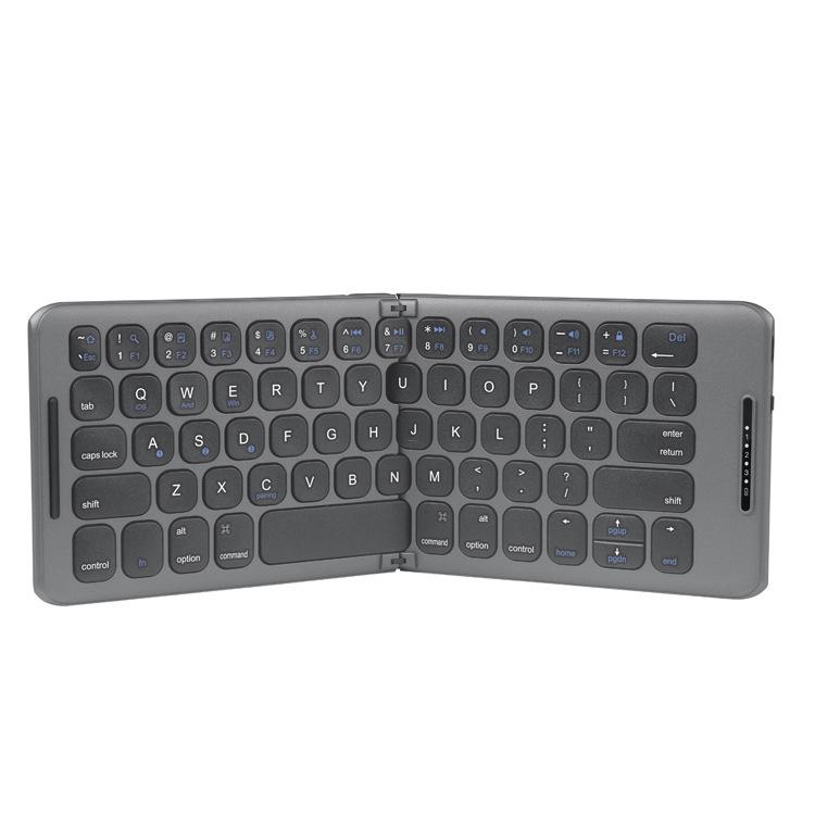 80% off Mini Bluetooth Folding Keyboard Three-Channel Three-System Universal Keyboard Portable Silent Keyboard