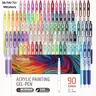 Languo Gel Pen Set, 36/54/72/90 Colors, Quick-Dry Acrylic Pens, 0.7mm Tip, Ideal for Adult Coloring, DIY Art, Card Making, Doodle Drawing Pen, DIY Craft Supply