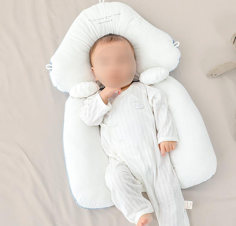 Breathable Baby Head Shaping Pillow |   Drawstring Adjustable for Flat Head Correction