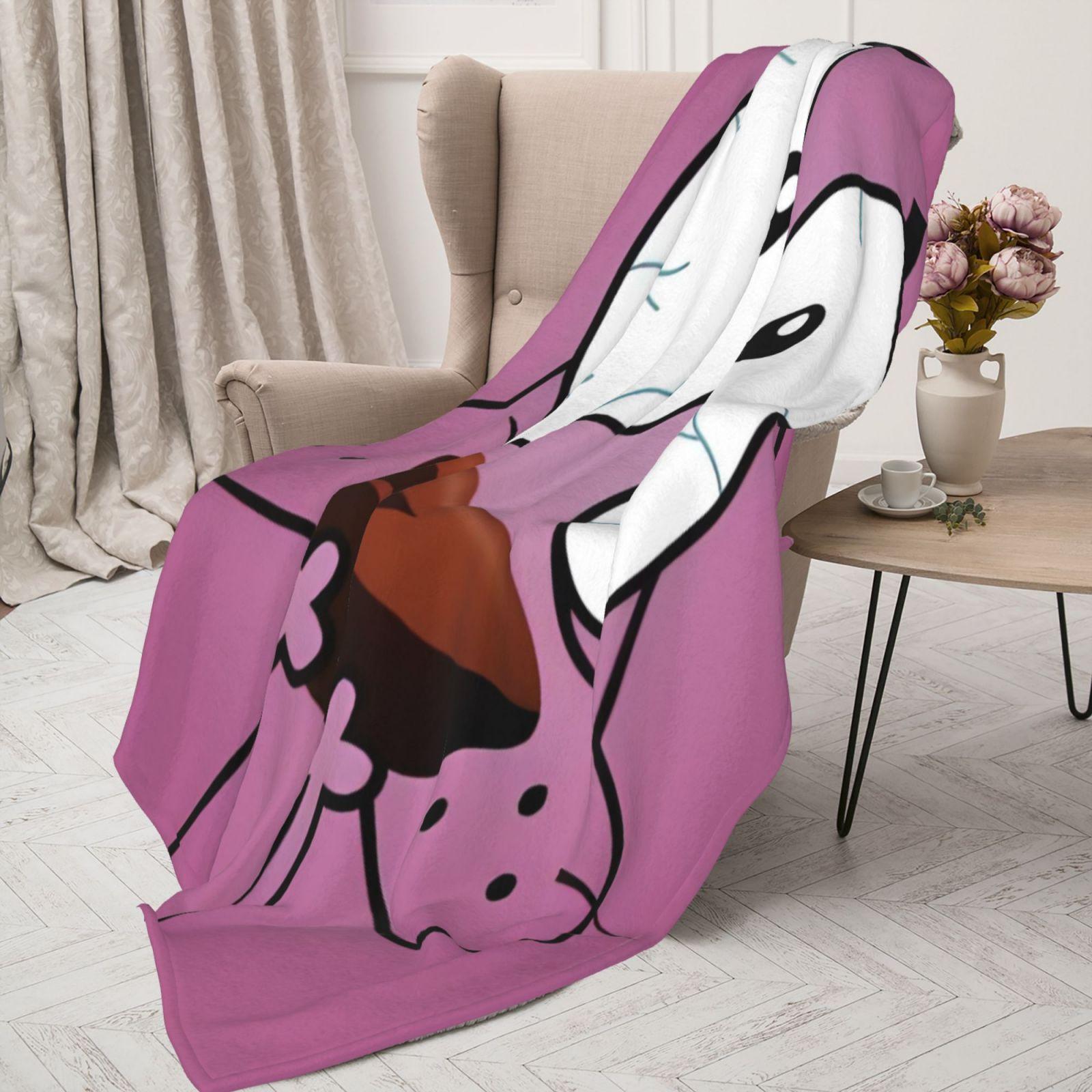 Anime dog blanket, soft and comfortable, the perfect gift for anime lovers, suitable for sofa beds, offices, and outdoors.