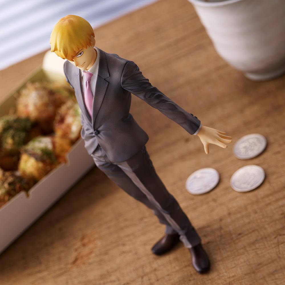 Anime Mob Figures Reigen Arataka action figure Standing pose Model Shigeo Kageyam Figure Doll Desktop Ornaments Collectible Toys