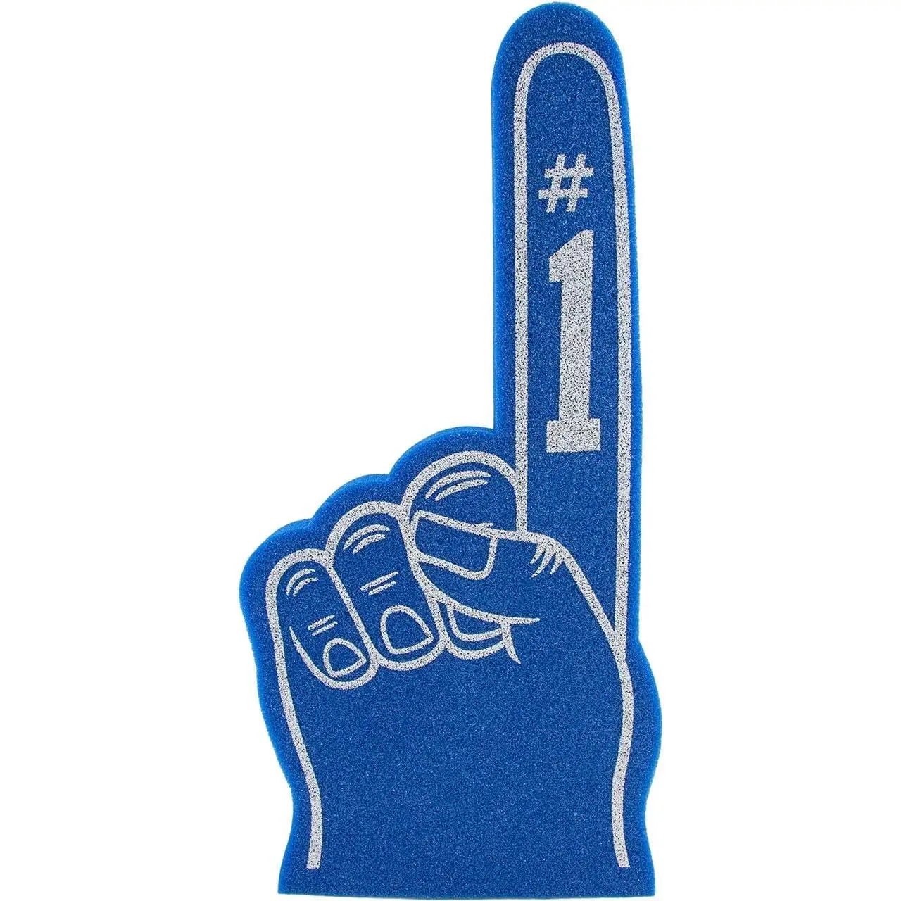 Giant  Finger 18 Inch-    Hand for  Occasions - Cheerleading for  - Exciting  Colors use as Celebration Pom Poms-  for  Events  School Business