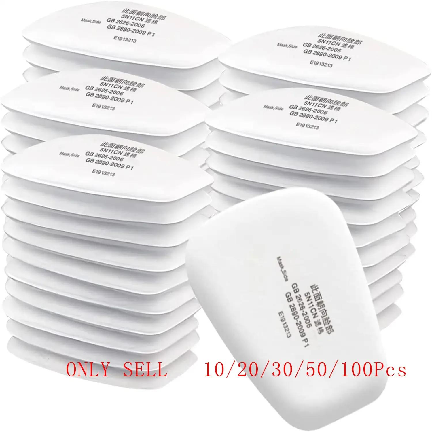 5N11 Respirator Filter Industry Spray Paint Dust-Proof Filter Replaceable For 6200/7502/6800 Series Respirator Gas Mask