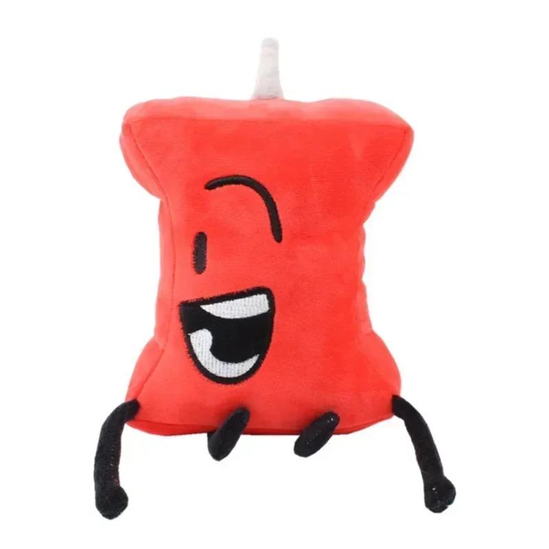 BFDI Plush Toy Battle for Dream Island Stuffed Doll Leafy Firey Flower Waterdrop Bubble Animal Plant Plushie Pillows Kids Gifts