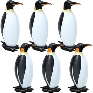 6 Pcs 20.5" Penguin Birthday Decorations, Inflatable Cute Standing Penguins for Pool Party, Summer Yard Decor, Birthday, Baby Shower & Indoor Outdoor Party Suppliesfidget toys