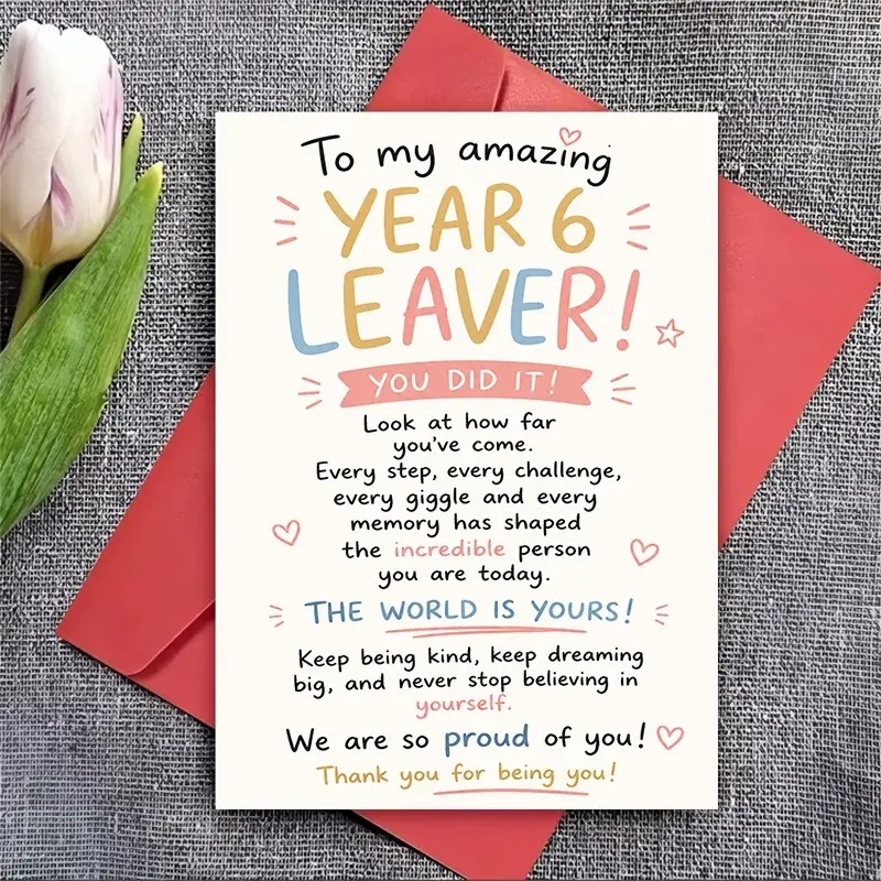 Funny Greeting Card for Graduation, Encouragement Gift for Students, Academic Achievement, New Beginnings, Includes Envelope