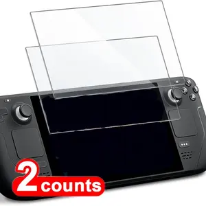 2-Pack Screen Protector for Steam Deck Oled 7.4-Inch & 7-Inch, 9h Tempered Glass, Anti-Scratch HD Clear, 2021&2022 Models