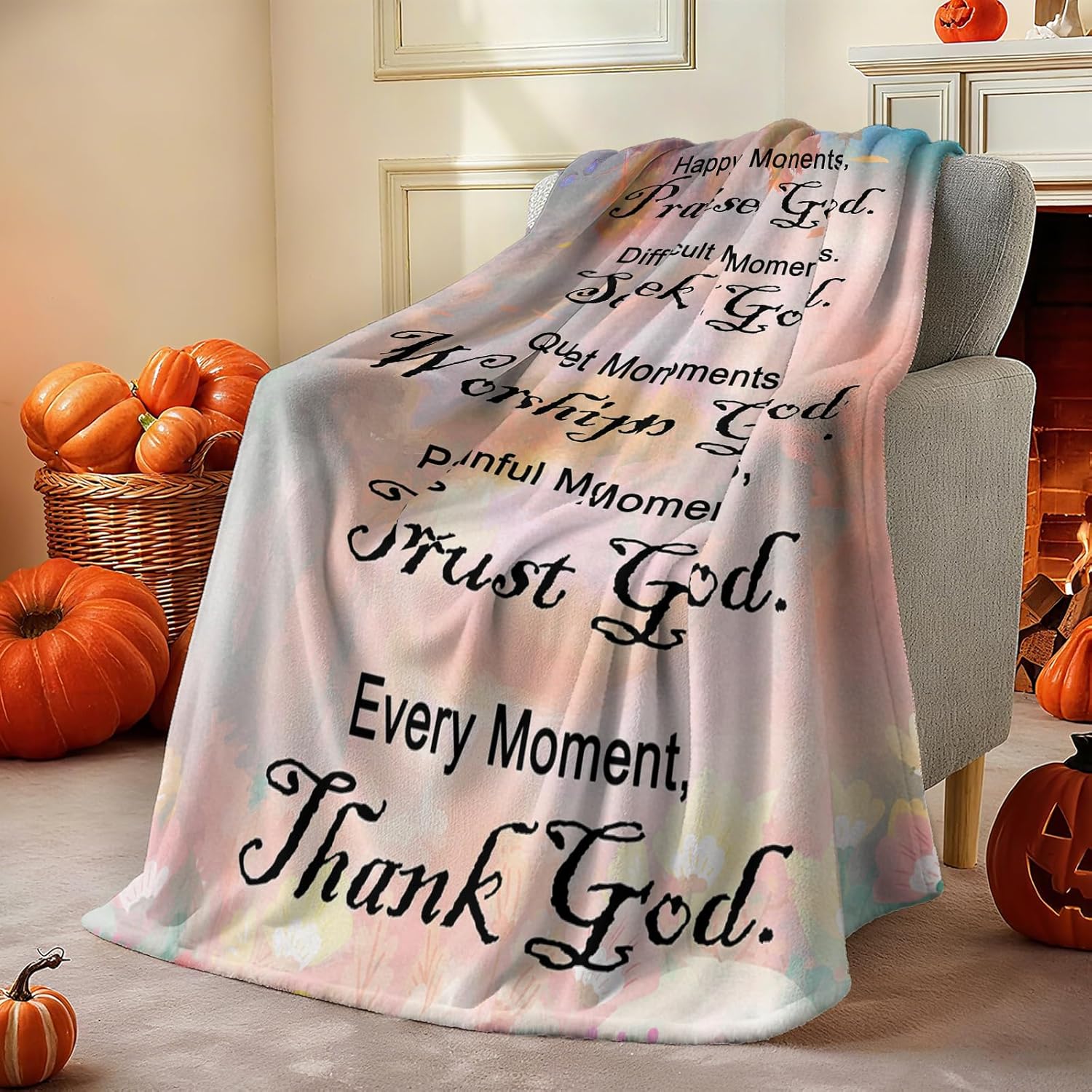 Bible Gifts Blanket bible Lovers Christian Gifts for Women Faith, Inspirational/Religious/Spiritual Gifts for Adults, Soft Throw Blankets for Women/Men, Personalized Blankets for Adults 40"x 50"