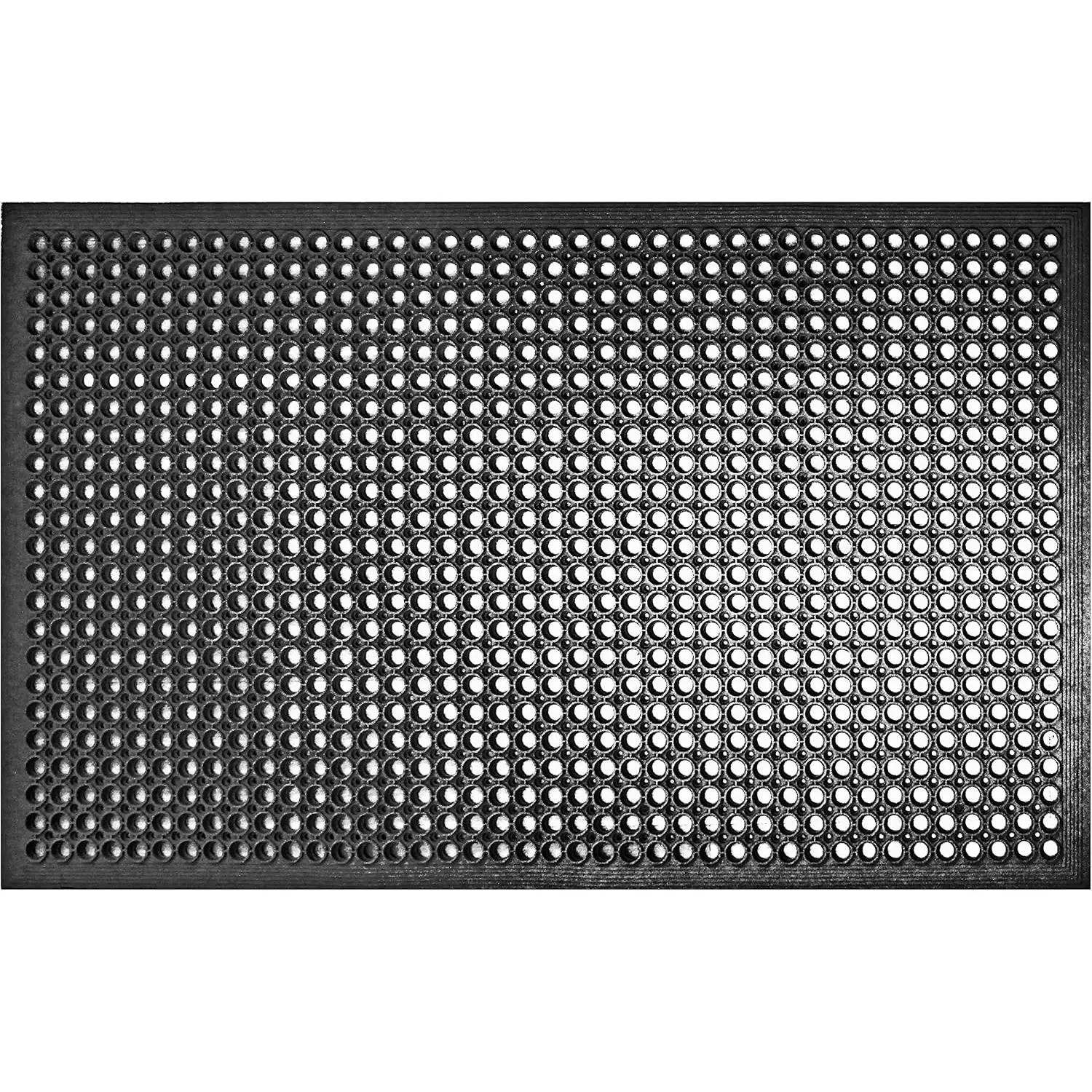 Commercial Grade  Resistant Anti- Rubber Floor Mat, 36" x 60", Black