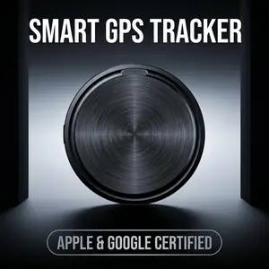 F8 GPS Tracker Authorized Item Locator Works with Apple Find My & Google Find Hub real-time location wireless tag
