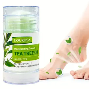 Tea Tree Oil Moisturizing Foot & Hand Cream, Nourishing Skin Care for Feet & Hands, Essential Oils Infused Formula, Ideal for Dry Skin