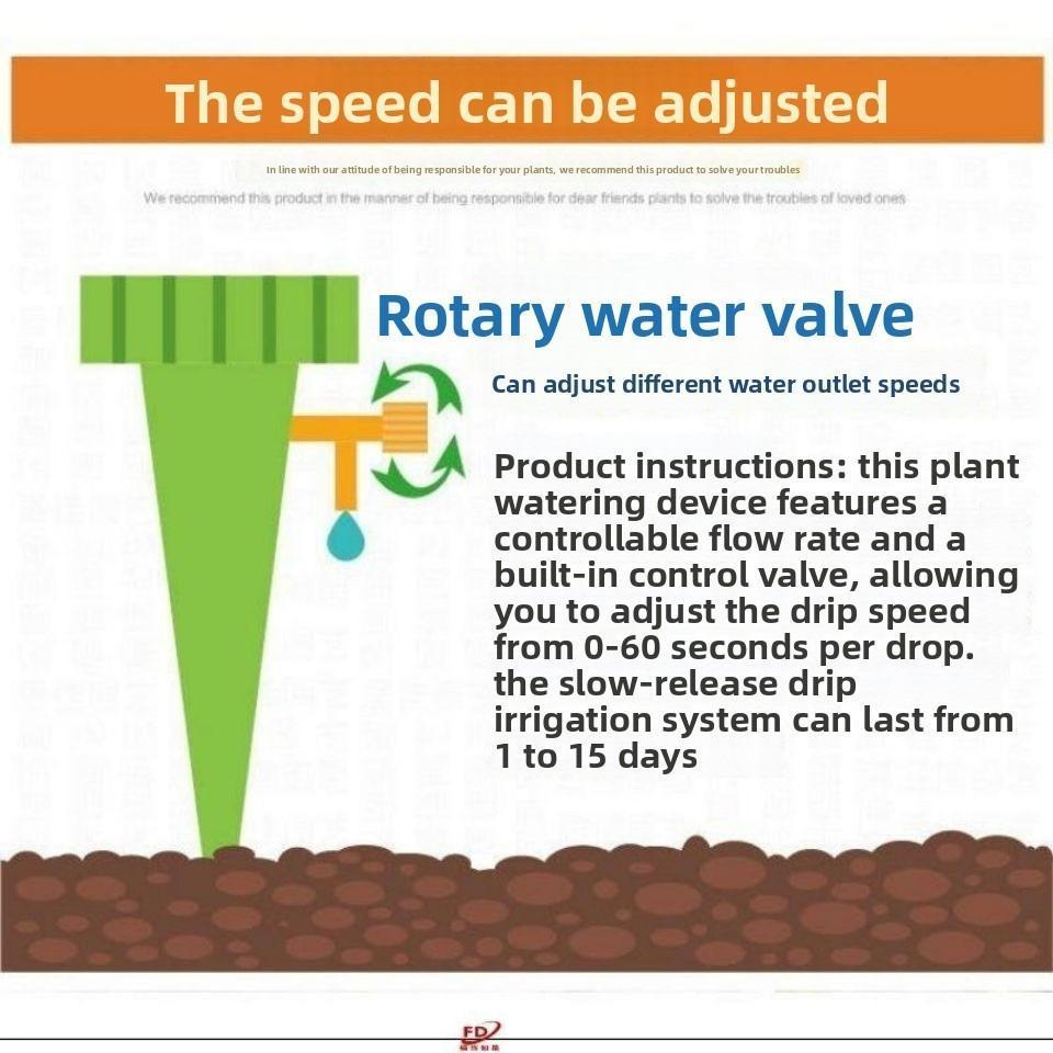 2 PCS Automatic Watering Device, Lazy Person’s Watering Tool, Watering Gadget, Drip Irrigation System, Timer-Adjustable Watering Device, Sprayer Head