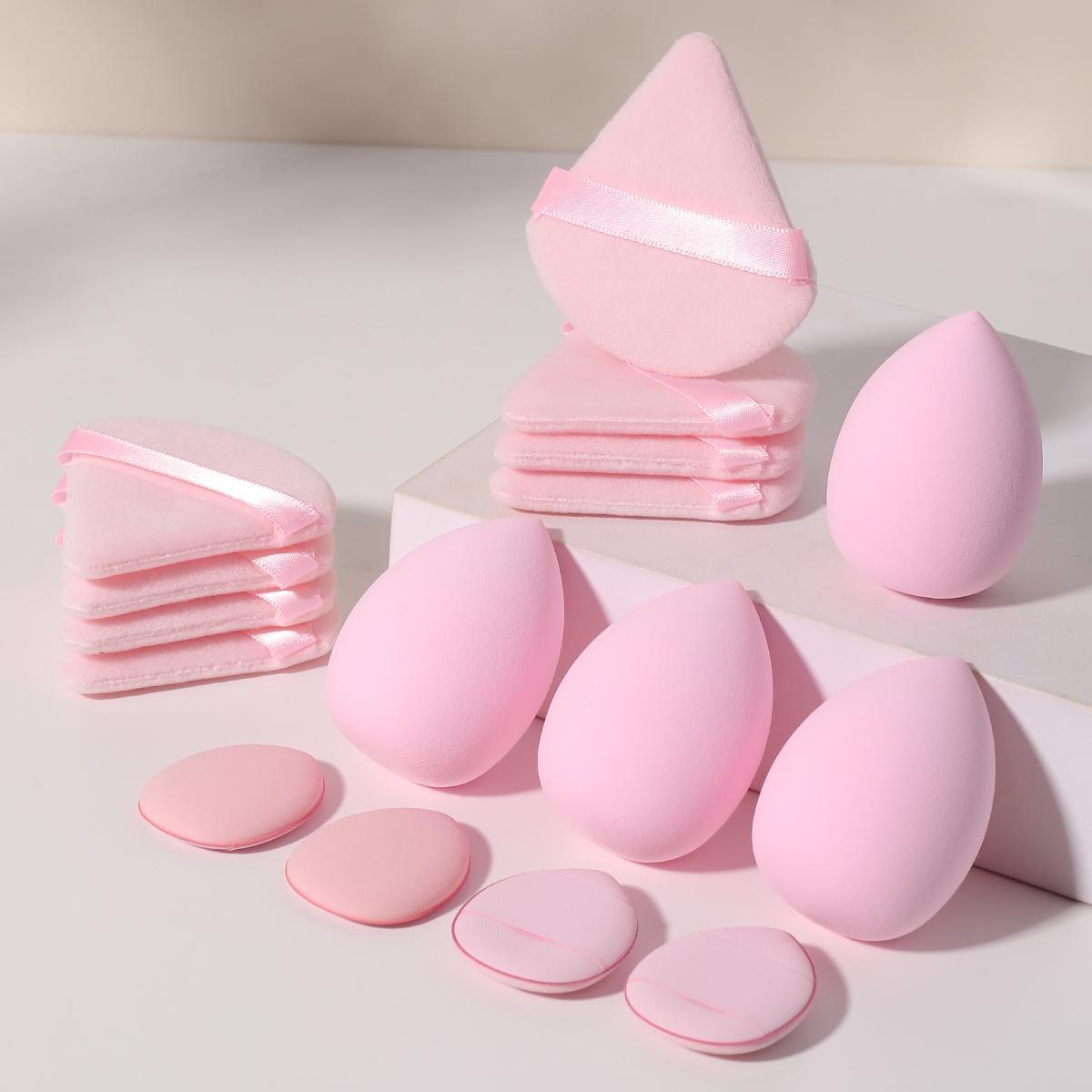 Makeup Sponge & Powder Puff Set, Soft Beauty Blender, Beauty Egg for Facial Makeup Blending & Detailing