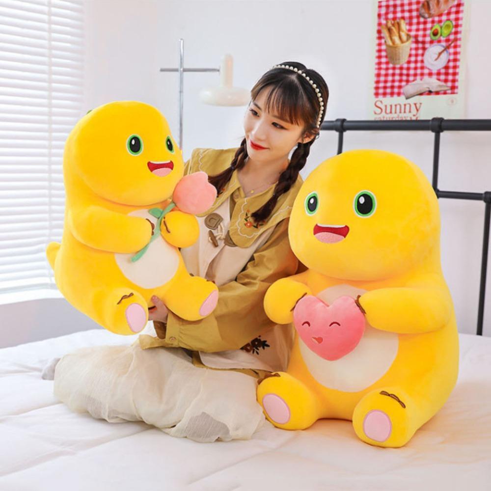 Milk Dragon Nailong Dragon Plush Toys Soft Plush Cute Milk Dragon Plush Doll Yellow Cartoon Nailong Milk Dragon Stuffed Toy