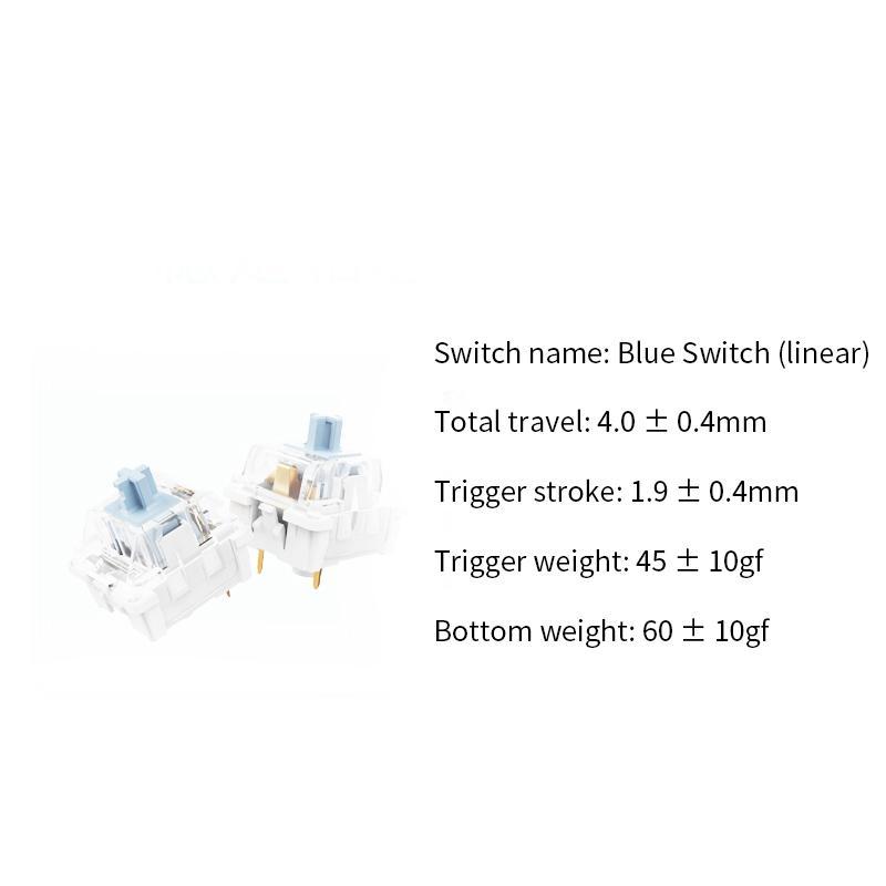 AJAZZ AK820RPO wireless mechanical keyboard new blue switch ergonomic design full-key hot-swappable gasket structure RGB PBT keycap 3000 mAh three-mode suitable for e-sports games and office environments gifts for boys and girls Wireless Gaming Keyboard