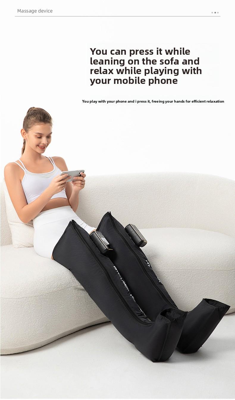 Wearable Air Wave Leg Massager, Kneading Foot Pressure Massager, Foot Therapy Machine, Leg Sleeve Airbag Leg Beauty Device