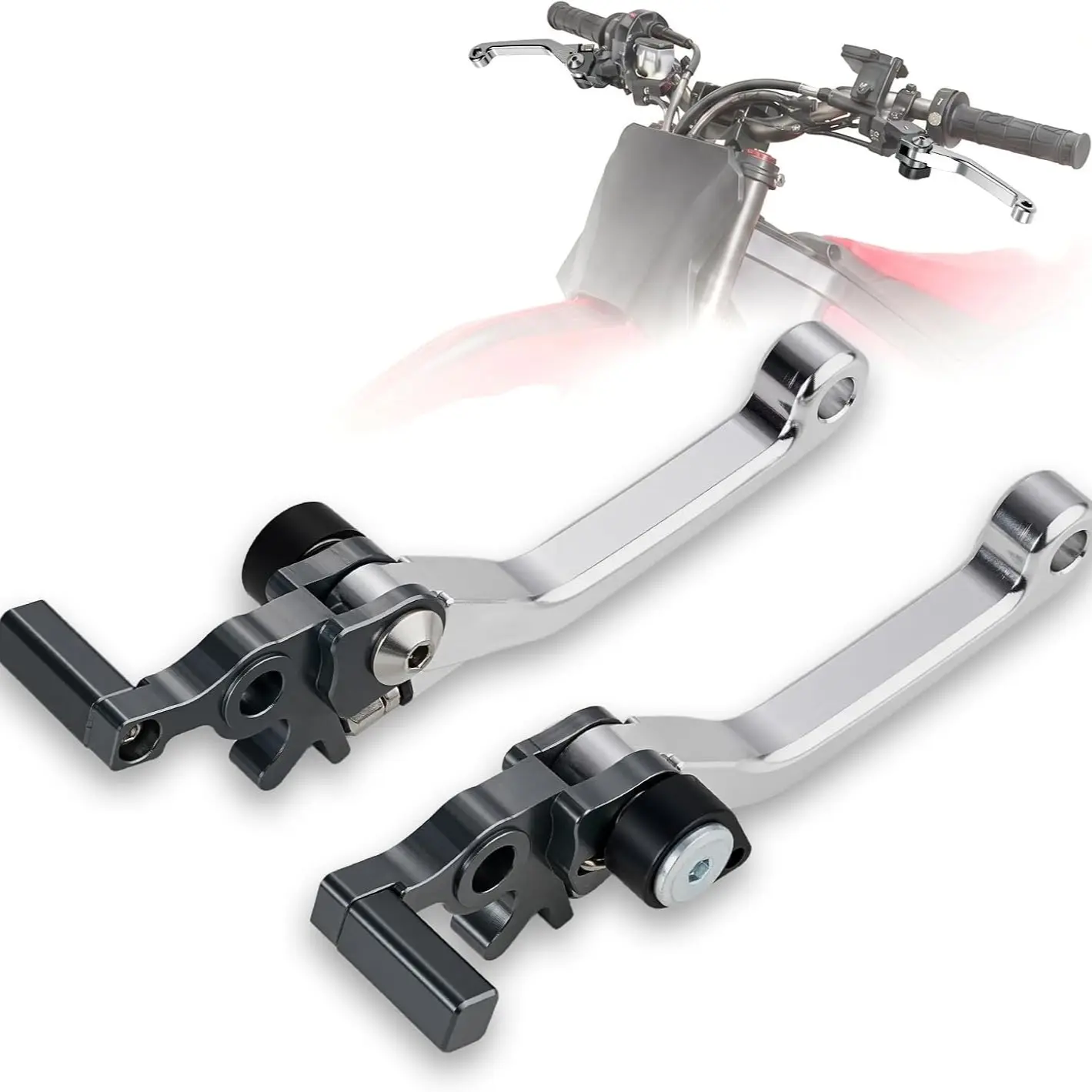 Electric Dirt Bike Adjustable Brake Levers, Enhances Control for Extreme Riding, Easy Installation for Yozma In10, Durable Design