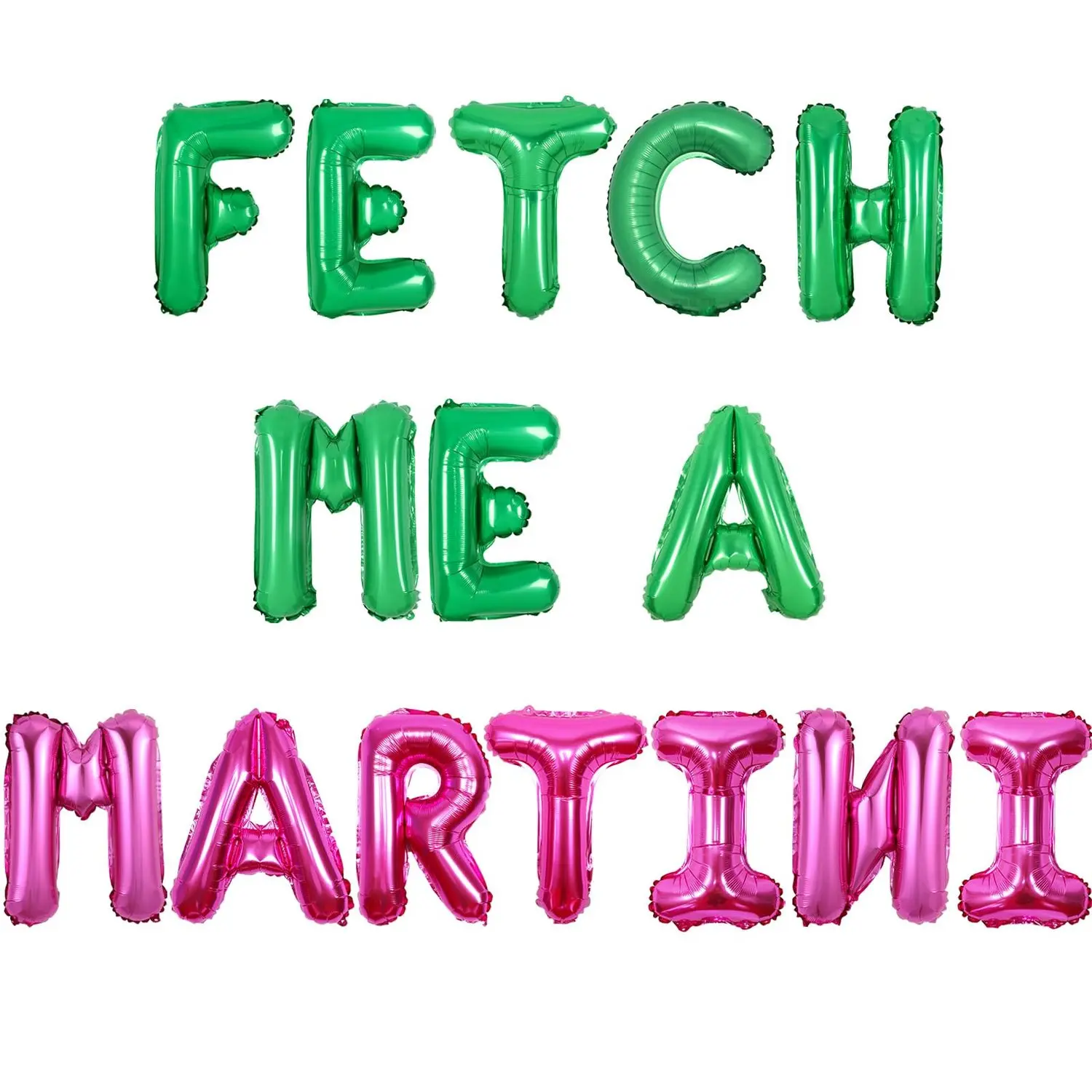 1Set Martini Party Decorations Fetch Me A Martini Balloon Banner Hot Pink Green Lemon Martini Bar Supplies Cinco De Mayo Fiesta Decor Mexican Themed Balloons Supplies for Adults