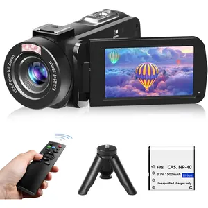 Video Camera,  1080P 30MP Camcorder, Vlogging Camera for YouTube with  Night Vision, 18X Digital Zoom 3.0“ LCD Screen Digital Camera, Video Recorder with Remote Control and