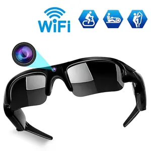 Smart Camera Glasses, Sports Camera Glasses, Glasses that record, HD 1080P Recording with Photochromic Lenses, Retroloop, Dual-mode Transmission (Bluetooth+WIFI), UV Protection, Smart Audio Glasses, Suitable for Cycling and Hiking
