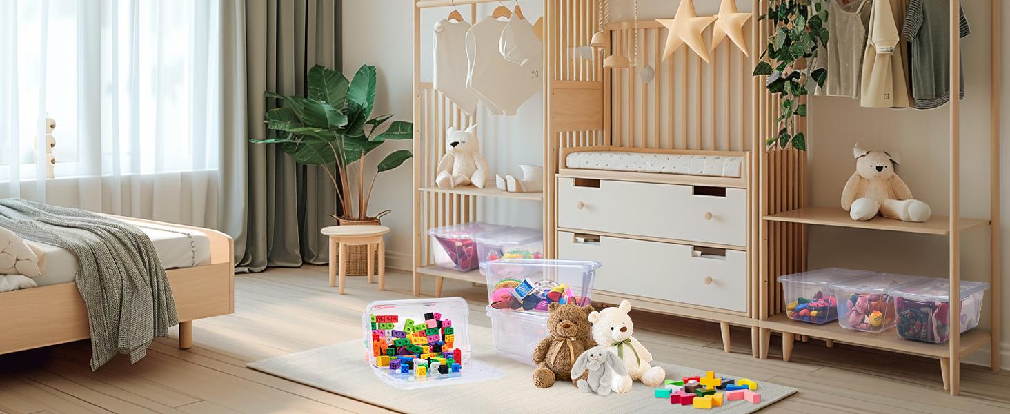 GAMENOTE Clear Plastic Storage Bins with Lids,Stackable Containers for Classroom,Toy Storage Organizer, 5 Qt 12 Pack Small Tubs,Tote Box for Kids Playroom,Sorting(12×7.2×5.1 in) GAMENOTE Clear Plastic Storage Bins with Lids,Stackable Containers for Classroom,Toy Storage Organizer, 5 Qt 12 Pack Small Tubs,Tote Box for Kids Playroom,Sorting(12×7.2×5.1 in)