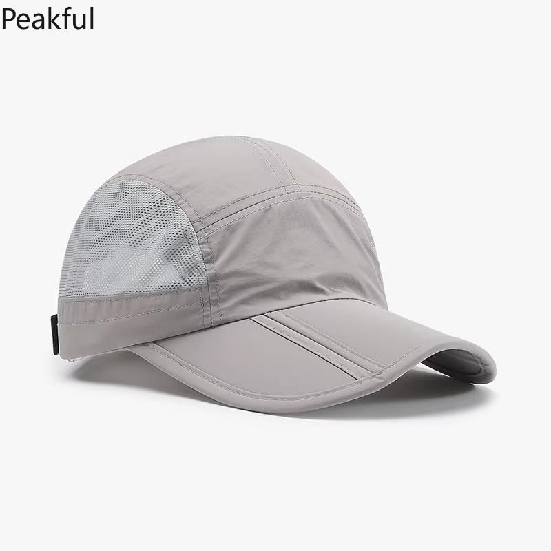2026 Outdoor Foldable Baseball Hat – Quick-Dry Sunscreen Cap, Mesh Design for Fast Drying, Light Plate Sunshade, Unisex Duck Tongue Hat for Ultimate Sun Protection & Summer Fun