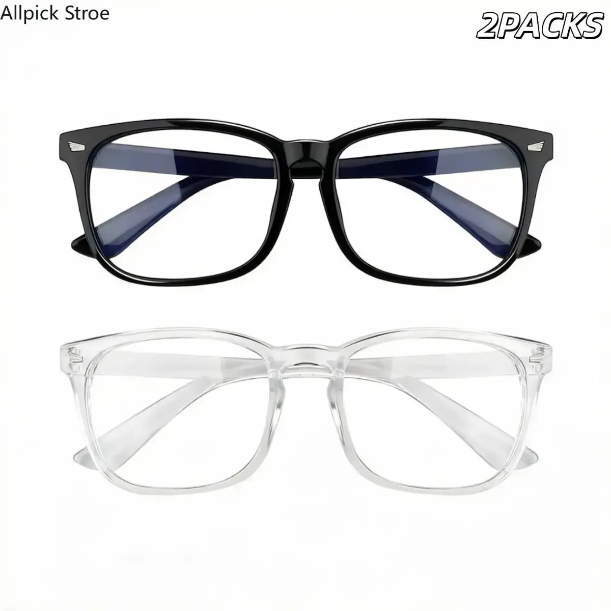 Lightweight Blue Light Blocking Glasses for Women Men | Aesthetic Fashion Frames with Anti-Glare HD Lenses for Computer Gaming, Working & Phone Screen