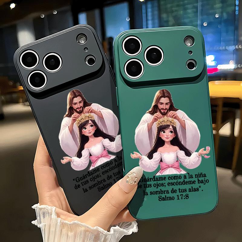 Divine Crown Blessing Soft&Flexible TPU Silicone Phone Case For iPhone 17 Pro Max AIR 16 15 14 13mini 12 11 Plus XR XSMAX Cases For Samsung Galaxy S26 Ultra S25 Edge S24 S23 S22 Plus  Durable|Shockproof|Full Camera Protection