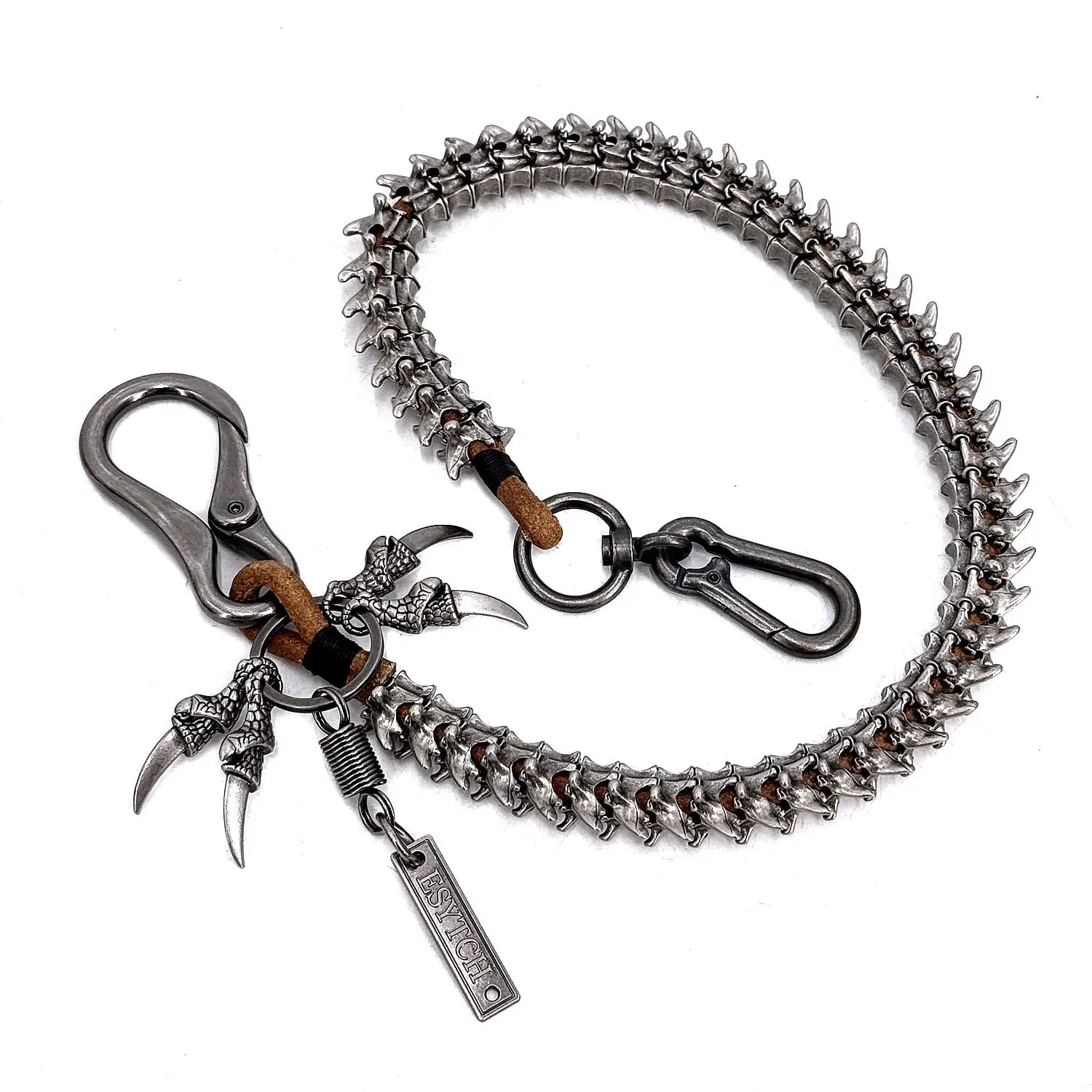 Punk Gothic Biker Jeans Pants Chain Eagle Claw Studs Keel Key Chain Wallet Chain