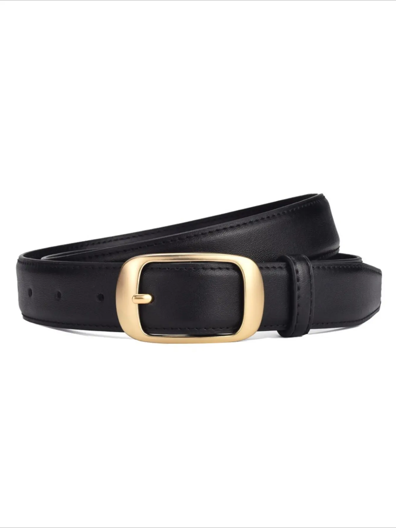 New Arrival Hot Sale In Stock Womens Simple Pin Buckle Belt Business Casual Belt Fashion Versatile Daily Match Belt For Suits And Jeans Classic Minimalist Waist Belts For Ladies
