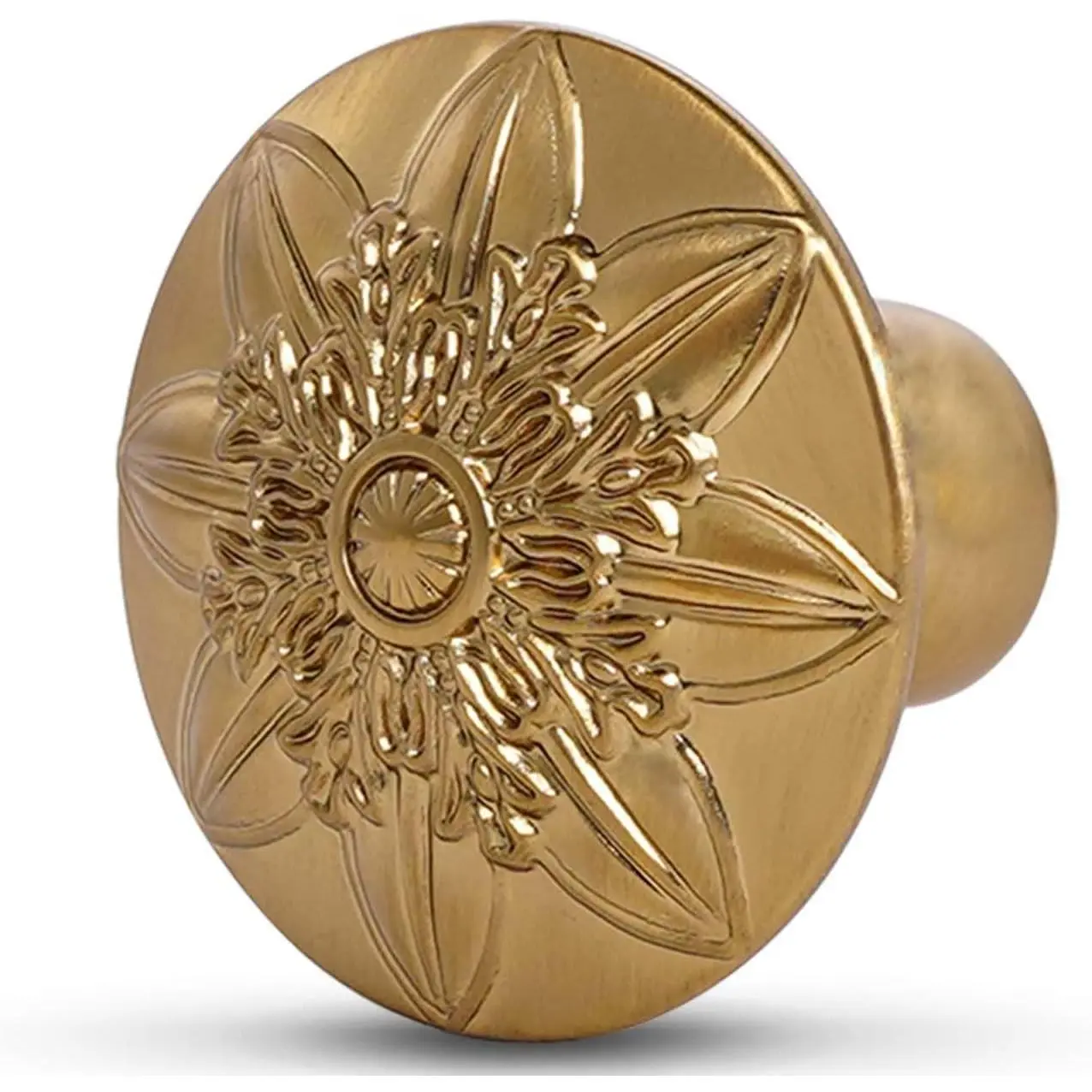 4 Pack Champagne Bronze Cabinet Hardware Knobs Round,1-2/5" Bronze Knobs Handles for Cabinets and Drawers Antique Bronze Dresser Drawer Pulls