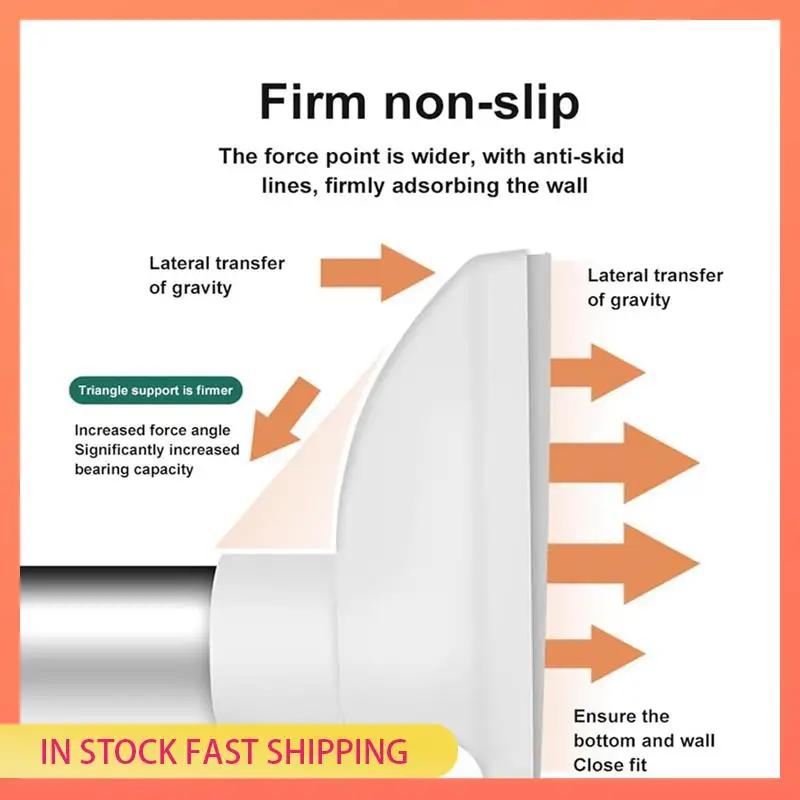 AA05 Punch-Free Telescopic Clothing Rod Extendable Stainless Iron Curtain Pole Easy Installation For Diy Space