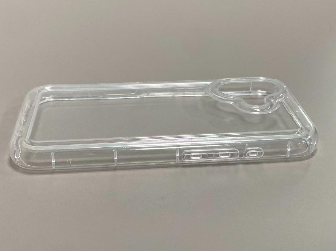 Phone Cases - 1pc White Snowflake Trendy Pattern Air Cushion Phone Cases, Fully Wrapped TPU Soft Anti-Drop, Suitable for Iphone 17, 16, 15, 14, 13, 12, 11 Pro Max, X, XS, XR, 8, 7 Plus and samsung models.