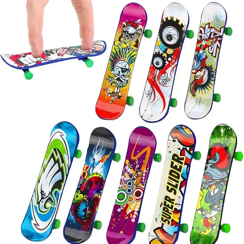 Fingerboard Set (8-Piece) for Kids, Perfect Birthday Party Gift Bag, Toy Fingerboard, Gifts, Party Return Gifts