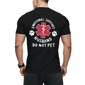 Emotional Support Husband Shirt, Funny Do Not Pet Medical Symbol T Shirt For Spouses, Gift For Husband Boyfriend