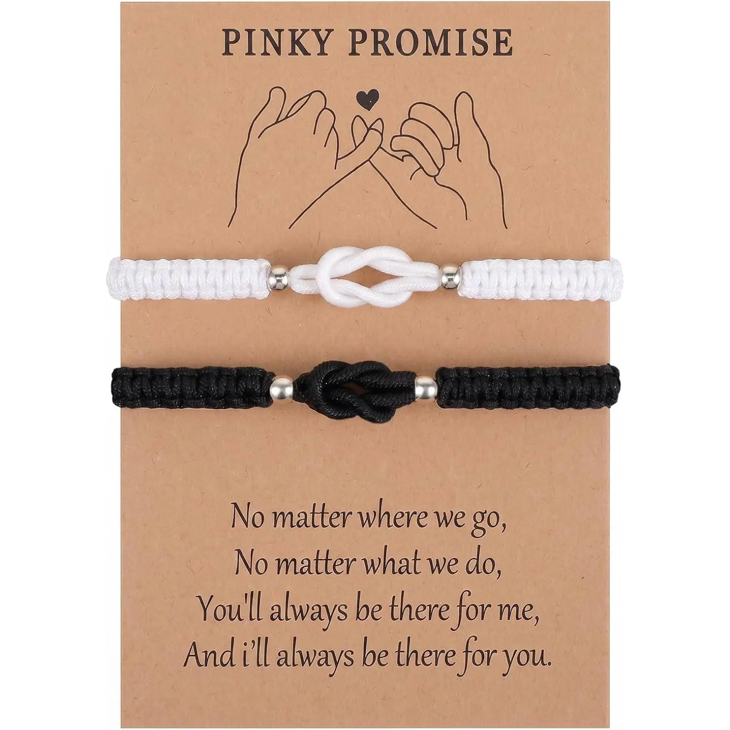 2 count Matching Couple Bracelets, Long Distance Relationship Gifts | Love Knot Bracelets for Couples, Long Distance Relationship  for Girlfriend Boyfriend Friendship Relationship Anniversary