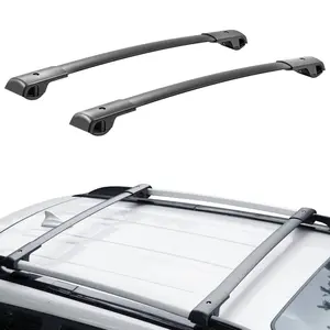 VEVOR Roof Rack Cross Bars, Fits Jeep Grand Cherokee 2011 - 2021 (With Grooved Side Rails), 200 LBS Capacity, Lockable Heavy Duty Aluminum Crossbar Racks Roof Rail Rooftop Luggage Canoe