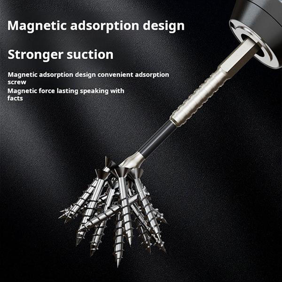 High Magnetic Screwdriver Drill Bit Set - 6pcs K5 Impact Resistant Non Slip Bit for Home DIY Professional Use (6pcs) High Magnetic Screwdriver Drill Bit Set - 6pcs K5 Impact Resistant Non Slip Bit for Home DIY Professional Use (6pcs)
