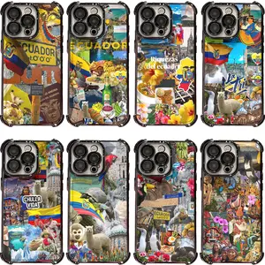 Patriotic Collage Custom Smartphone Case, Silicone Shockproof Protective Cover for iPhone 17-11 & Samsung S26-S24 Ultra, Cellphone Accessories