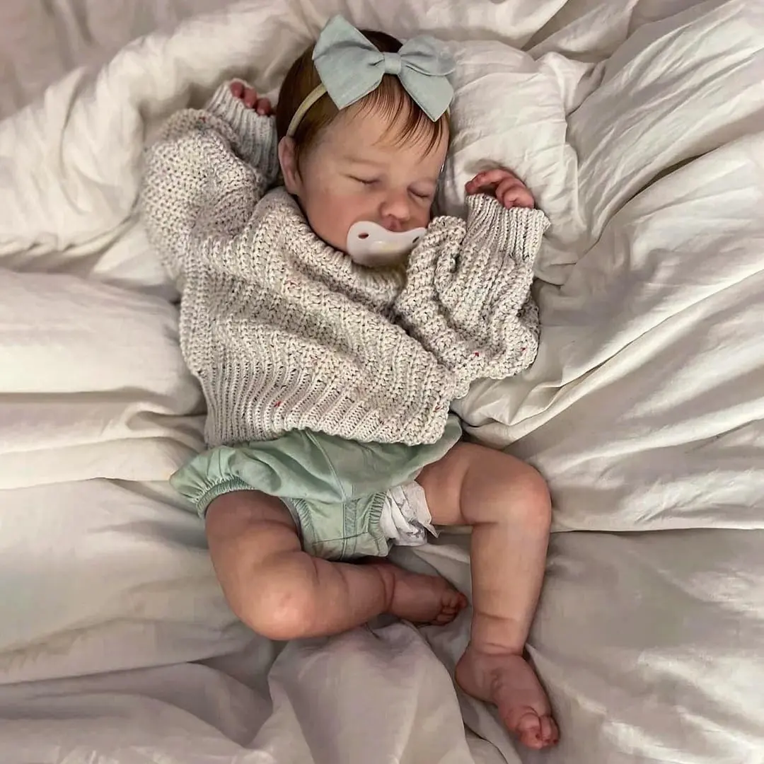 20-in Collectible Lifelike Vinyl Body Girl Reborn Baby Doll with Accessories, Ideal for Toys & Hobbies Enthusiasts
